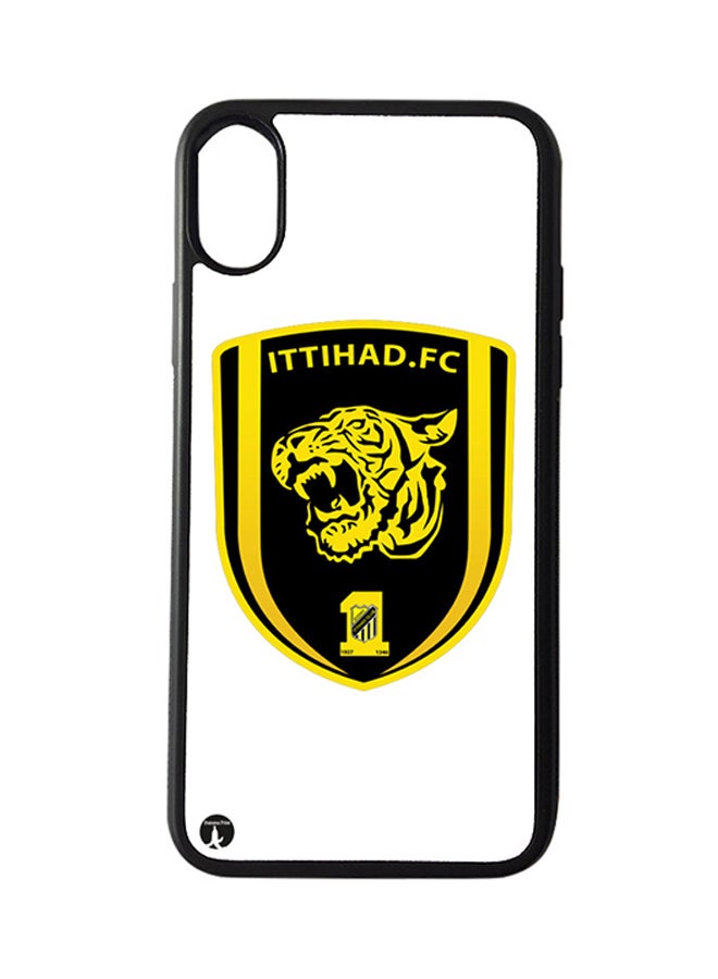 BP Protective Case Cover For Apple iPhone XR The Foorball Club Al-Ittihad (Black Bumper)