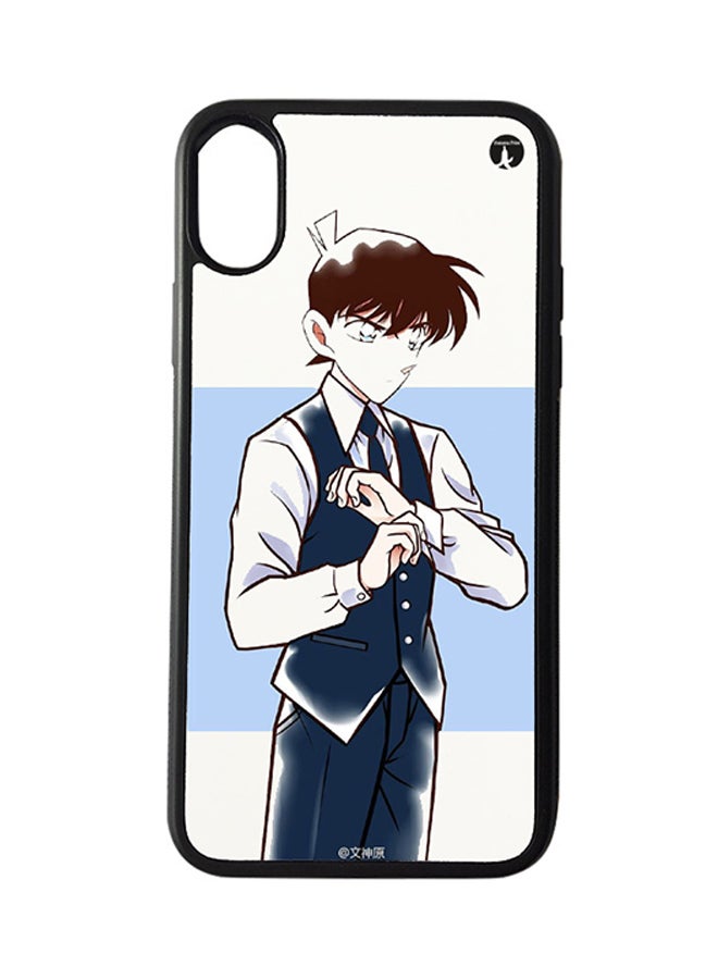 BP Protective Case Cover For Apple iPhone XR The Anime Detective Conan (Black Bumper)