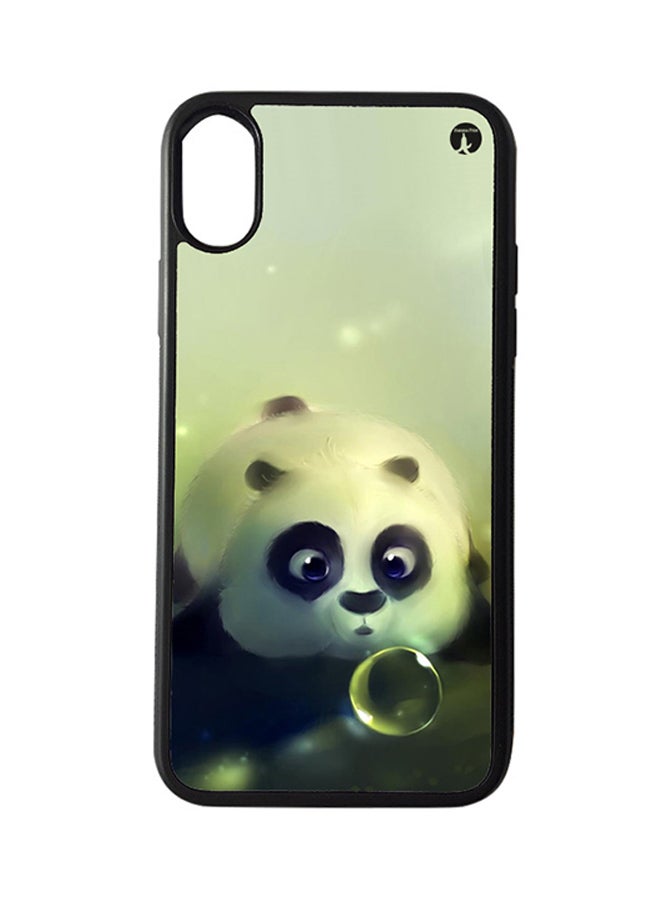 BP Protective Case Cover For Apple iPhone XR A Panda (Black Bumper)