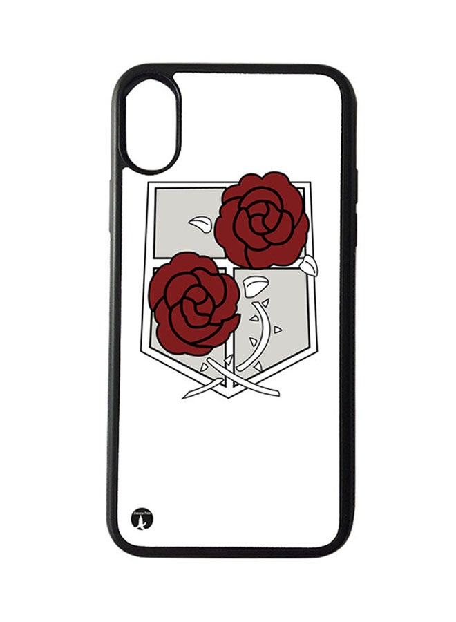 بي بي غطاء حماية واقٍ لهاتف أبل آيفون XR ذا إنمي أتاك أون تيتان (بلاك بامبر)