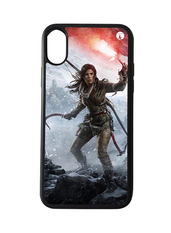BP Protective Case Cover For Apple iPhone XR The Video Game Tomb Raider (Black Bumper)