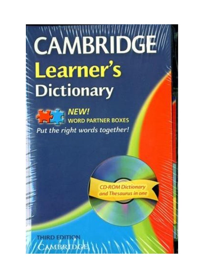 Cambridge Learner's Dictionary With CD-Rom - Paperback English by Vanessa Jakeman - 01/01/2007