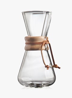 Chemex 3 Cup Classic Coffeemaker Clear 8.25x3inch  - Image 2