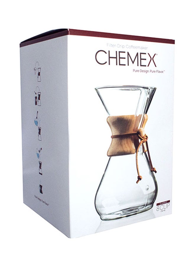 Chemex 8 Cup Classic Coffeemaker Clear 9.125x5inch - Image 3