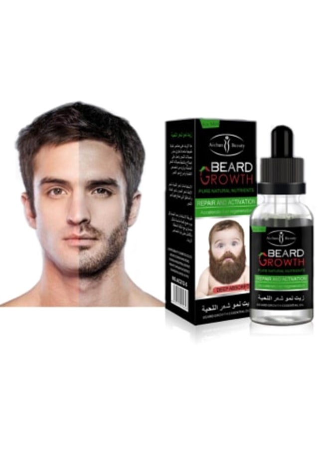 Aichun beauty - Beard Growth Natural Oil Clear 30ml - Image 1