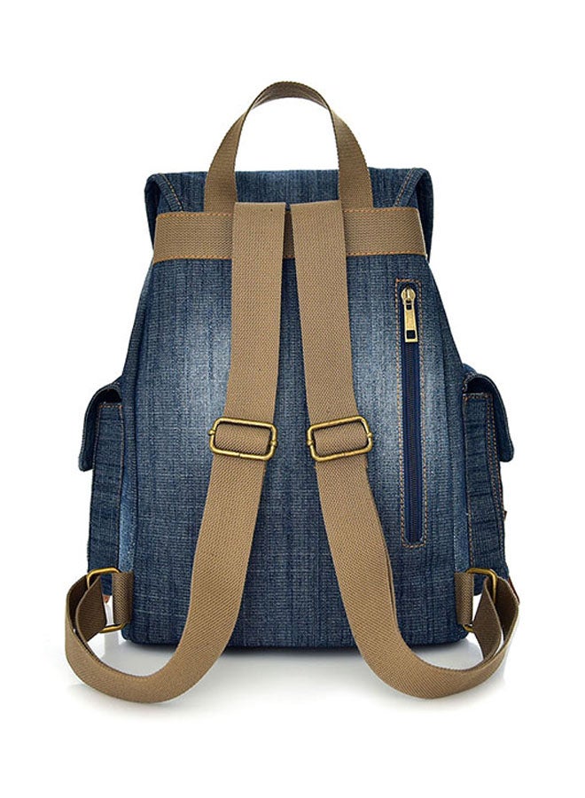 Sharpdo Denim Backpack Blue  - Image 2