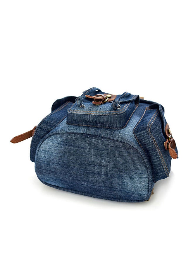 Sharpdo Denim Backpack Blue  - Image 3