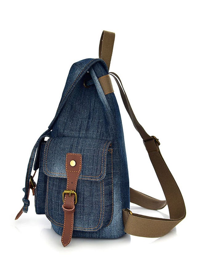 Sharpdo Denim Backpack Blue  - Image 4