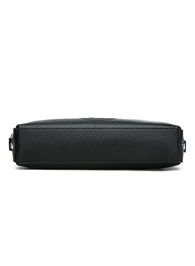 Sharpdo Leather Clutch Black - Image 4