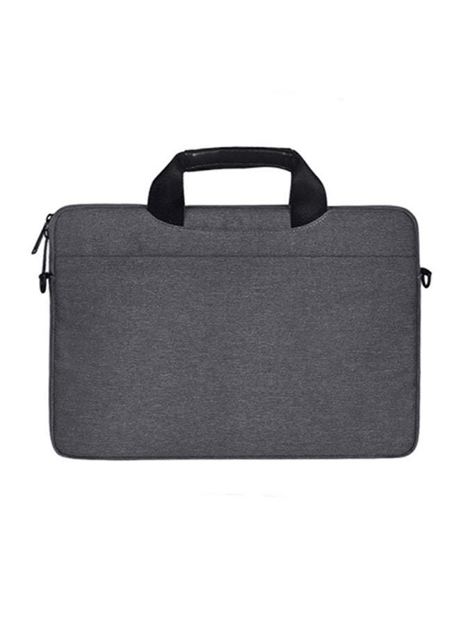 شاربدو حقيبة كمبيوتر محمول مزودة بسحاب إغلاق رمادي - Image 2