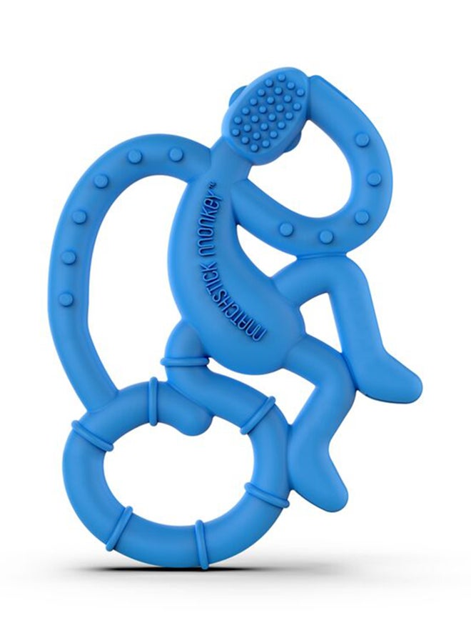 MATCHSTICK MONKEY Mini Monkey Teether, 3+ M - Blue  - Image 2