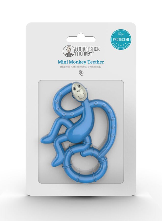 MATCHSTICK MONKEY Mini Monkey Teether, 3+ M - Blue  - Image 4