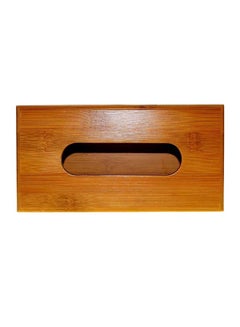Liying Tissue Box Brown 8x11x22.5centimeter  - Image 2
