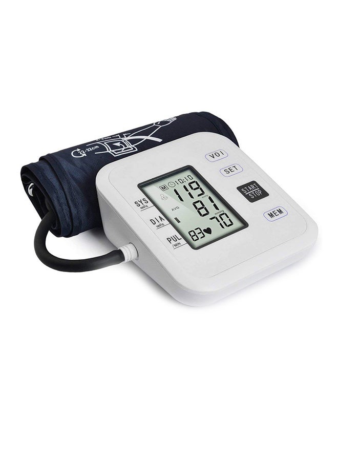 Generic - Digital LCD Display Automatic Upper Arm Blood Pressure Monitoring Portable Sphygmomanometer - Image 1