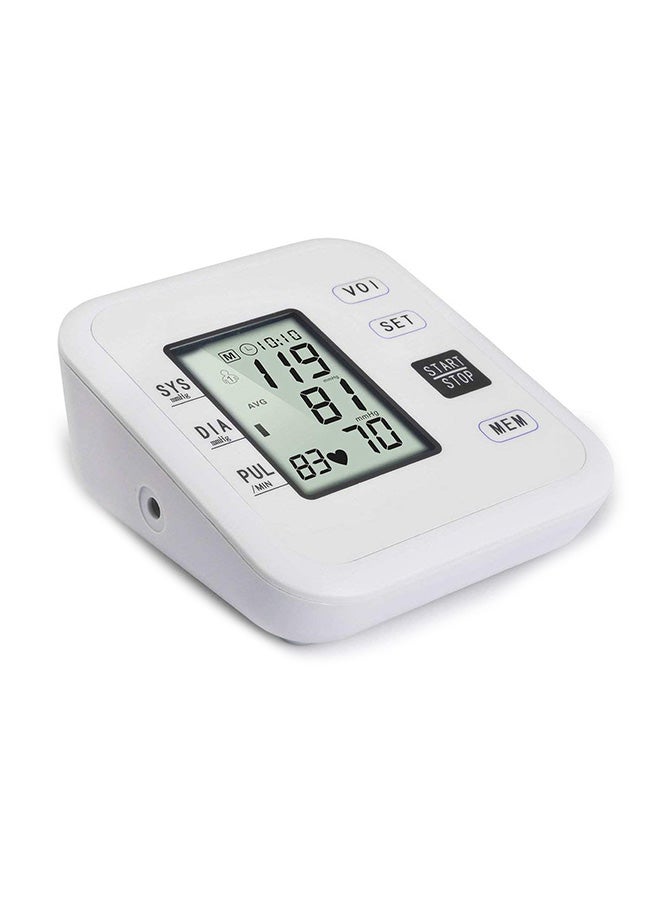 Generic - Digital LCD Display Automatic Upper Arm Blood Pressure Monitoring Portable Sphygmomanometer - Image 1