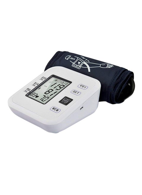 Digital LCD Display Automatic Upper Arm Blood Pressure Monitoring Portable Sphygmomanometer