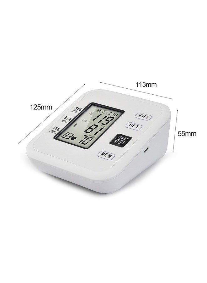 Generic - Digital LCD Display Automatic Upper Arm Blood Pressure Monitoring Portable Sphygmomanometer - Image 1