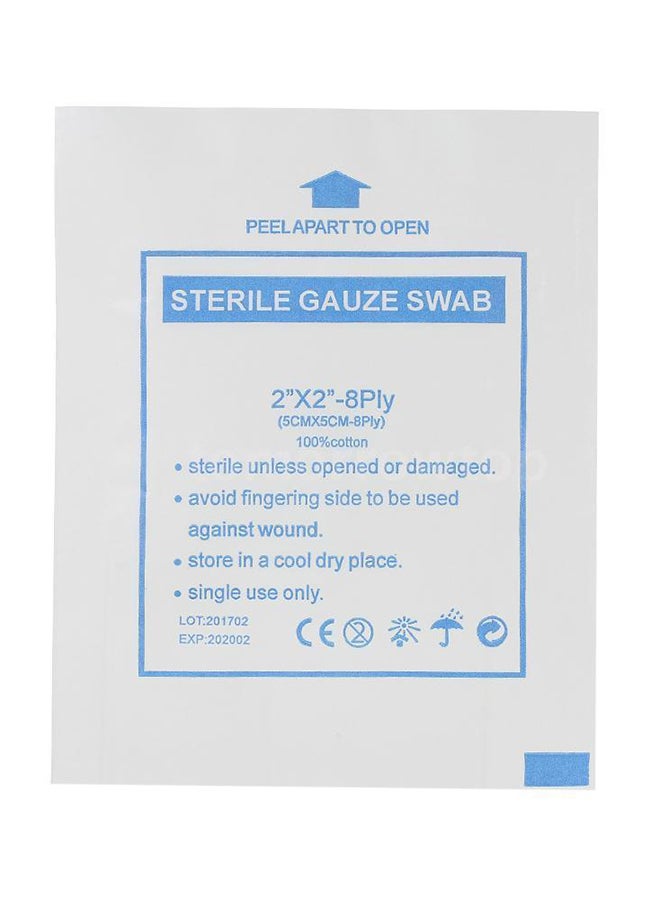 50 Piece Carevas Sterile Gauze Swabs - Image 1