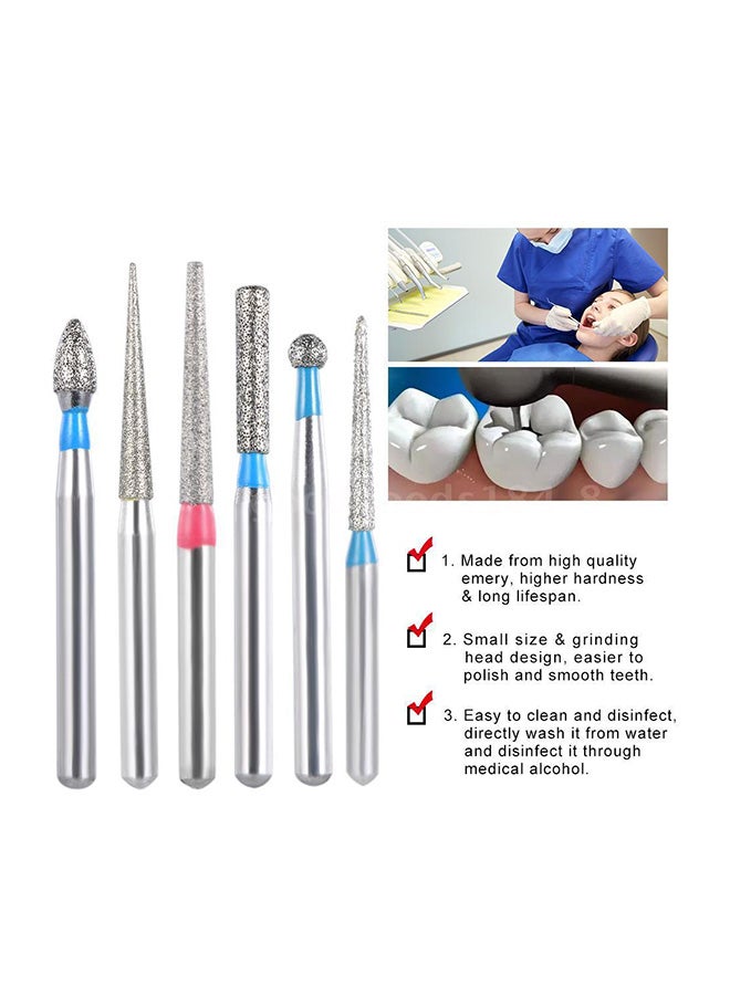 Generic - 50 Pieces Dental Burs Drill Teeth Polishing And Smoothing Tool - Image 1