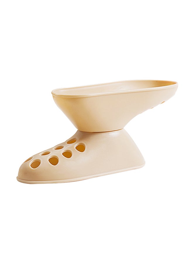 Double Layer Shoe Organizer Beige 14x5x4cm  - Image 1