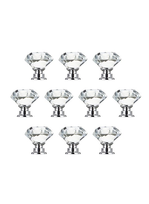 10-Piece Glass Knobs