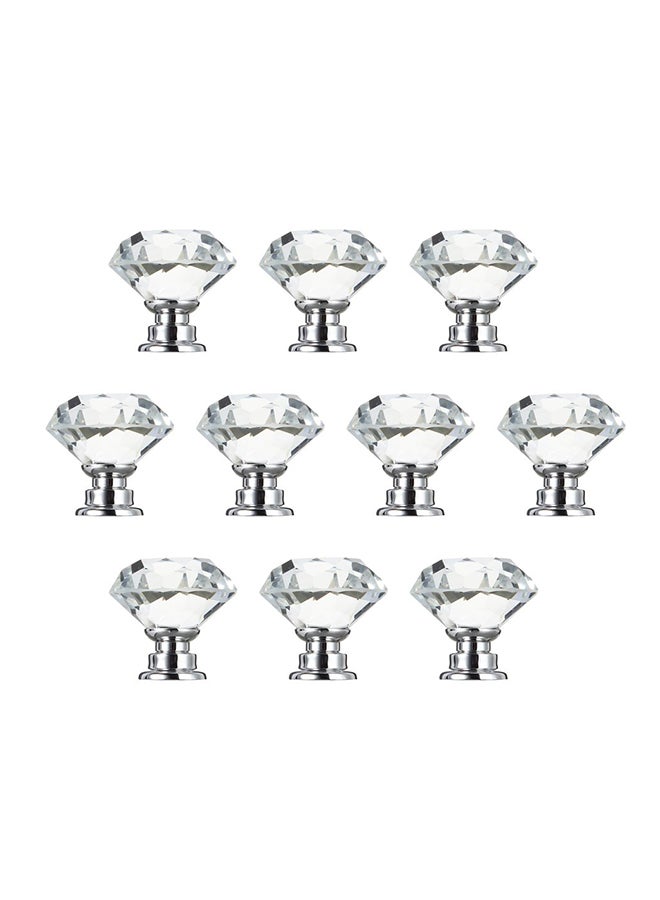 10-Piece Glass Knobs