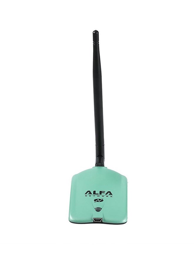 ماركة غير محددة محول واي فاي USB أخضر/أسود  - Image 1