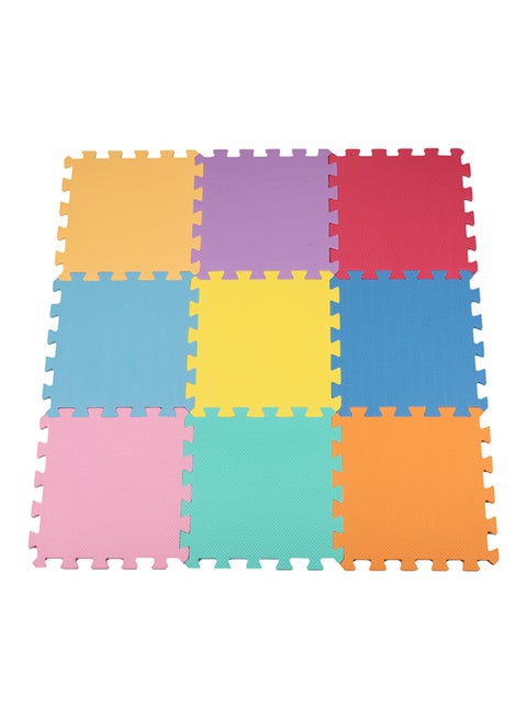 Decorative Joy Puzzle Floor Mat Multicolour 30x30cm