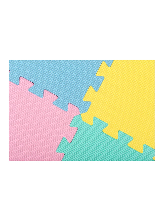 Decorative Joy Puzzle Floor Mat Multicolour 30x30cm