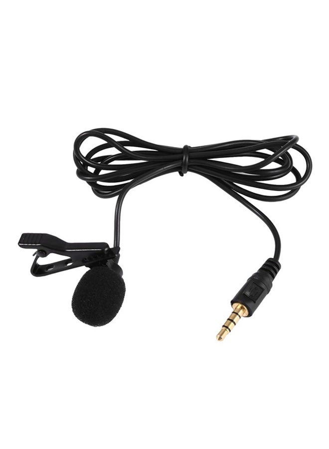 Portable Clip-On Lapel Lavalier Microphone With Storage Box ZN718500 Black - Image 1