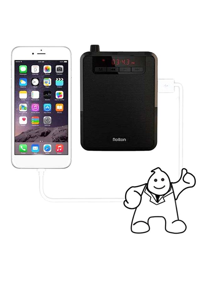 رولتون مكبر ومضخم الصوت التعليمي طراز K300 أسود - Image 3