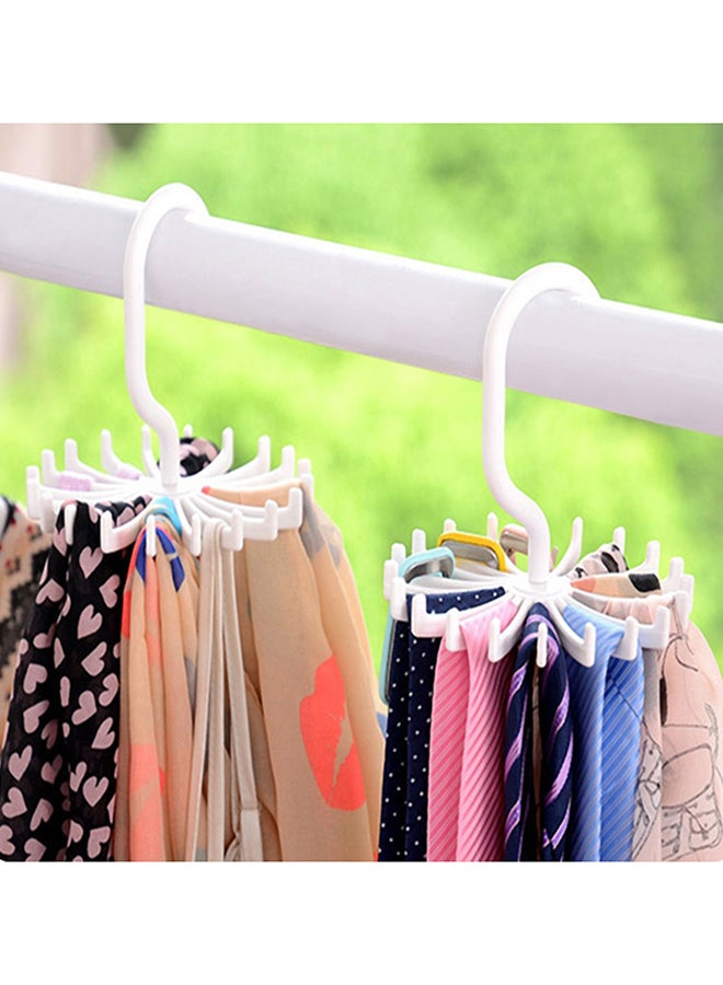 Plastic Adjustable Rotating Tie Hanger 11x11centimeter - Image 2