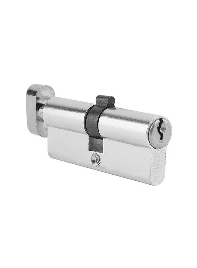 Generic - Anti-Snap Cylinder Door Lock Silver 8.9x2.9centimeter - Image 1