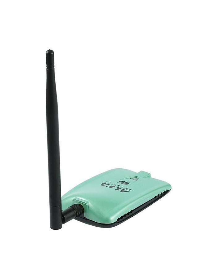 ماركة غير محددة محول واي فاي USB أخضر/أسود  - Image 2