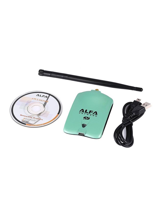 ماركة غير محددة محول واي فاي USB أخضر/أسود  - Image 3