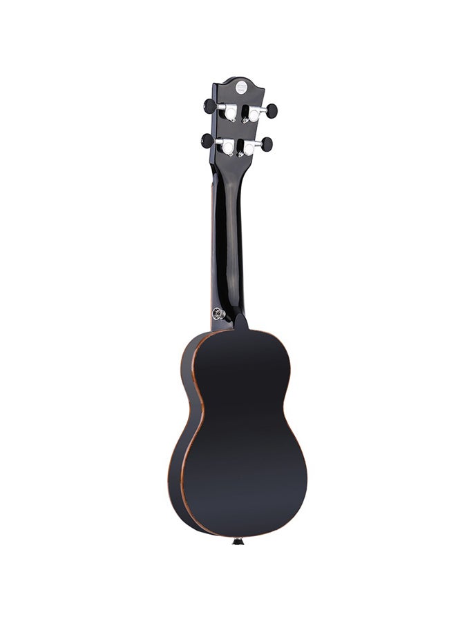 Generic Soprano Ukulele 4 Strings Spruce Body Ultrathin Special 21-Inch Black - Image 3