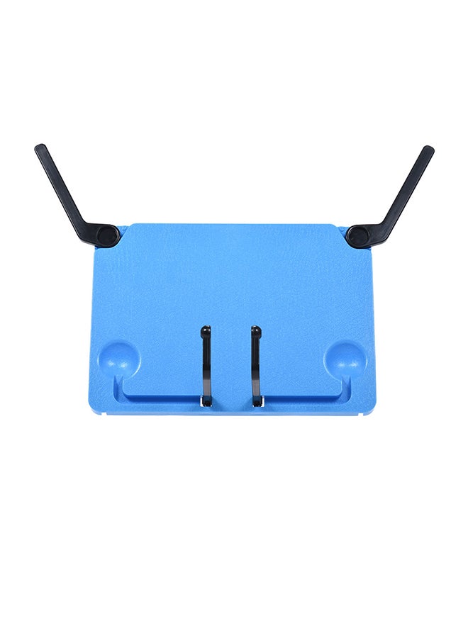 Generic - Portable Foldable Music Score Sheet Stand Holder For iPad Laptop Tablature Blue - Image 1