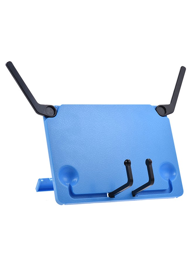 Generic - Portable Foldable Music Score Sheet Stand Holder For iPad Laptop Tablature Blue - Image 1