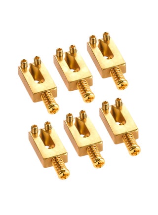 6-Piece Brass Bridge Saddles For Fender ST Electric Guitar - v1546945932/N20111089A_1