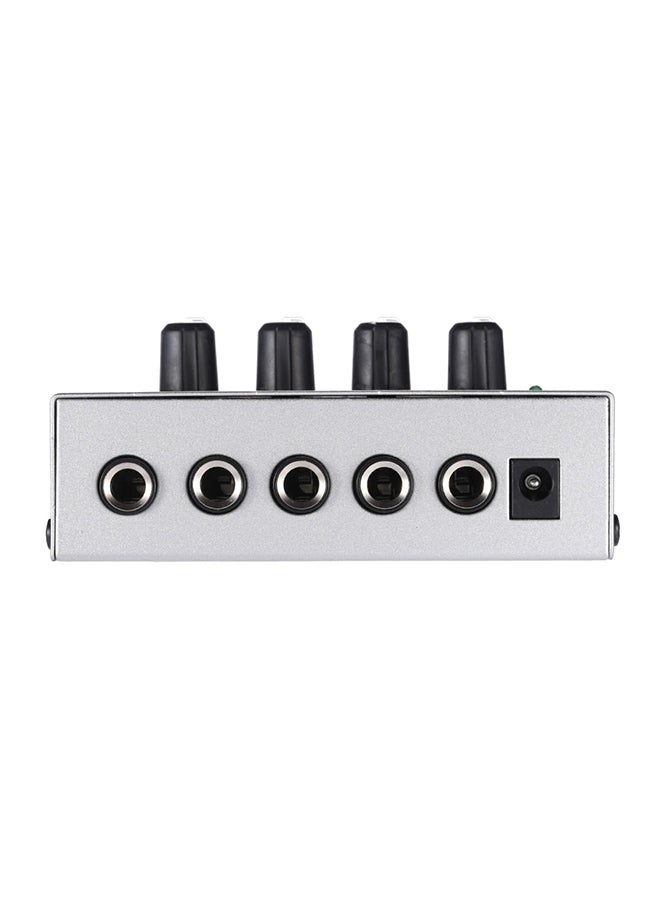 Generic MX400 Ultra-Compact Low Noise 4 Channels Line Mono Audio Mixer With Power Adapter  - Image 3