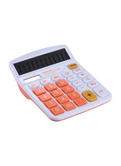 Generic 12 Digits Multi-Function Calculator White/Orange  - Image 2