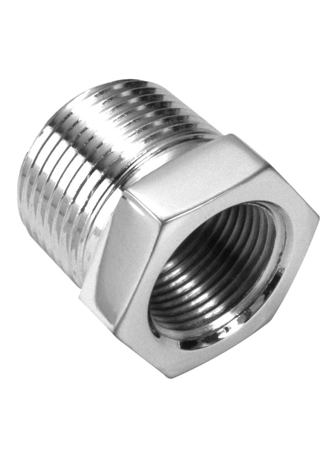 3-Piece CP Reducer Bush Set Silver 1/2 x 1 inch