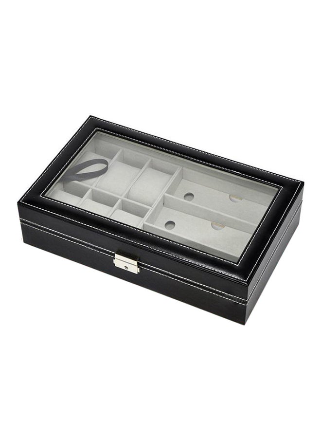 Inside View Watch Box With 9 Slots