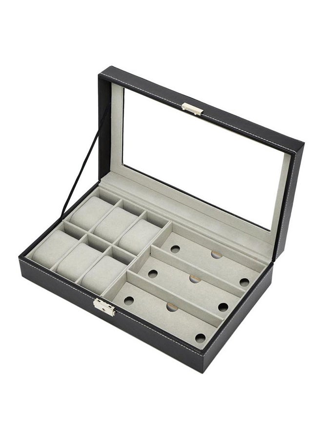 Inside View Watch Box With 9 Slots