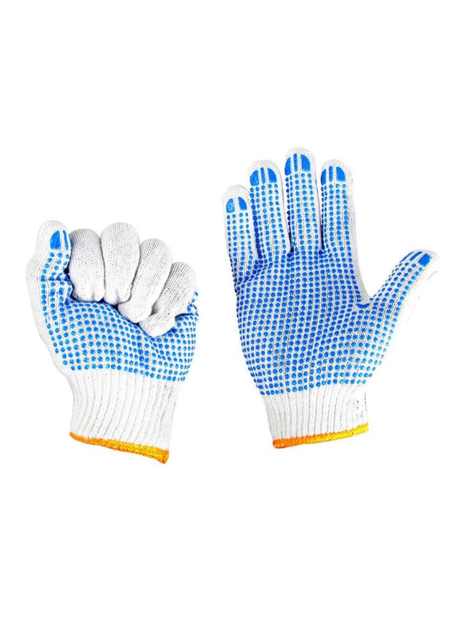 Generic Anti Slip Hand Protective Gloves Blue  - Image 1