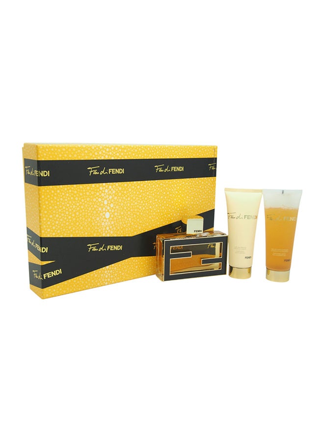 فيندي طقم هدايا فان دي فيندي من 3 قطع (1XEDP 75 ml, 1XBody Lotion 75 ml, 1XShower Gel 75 ml)  - Image 2