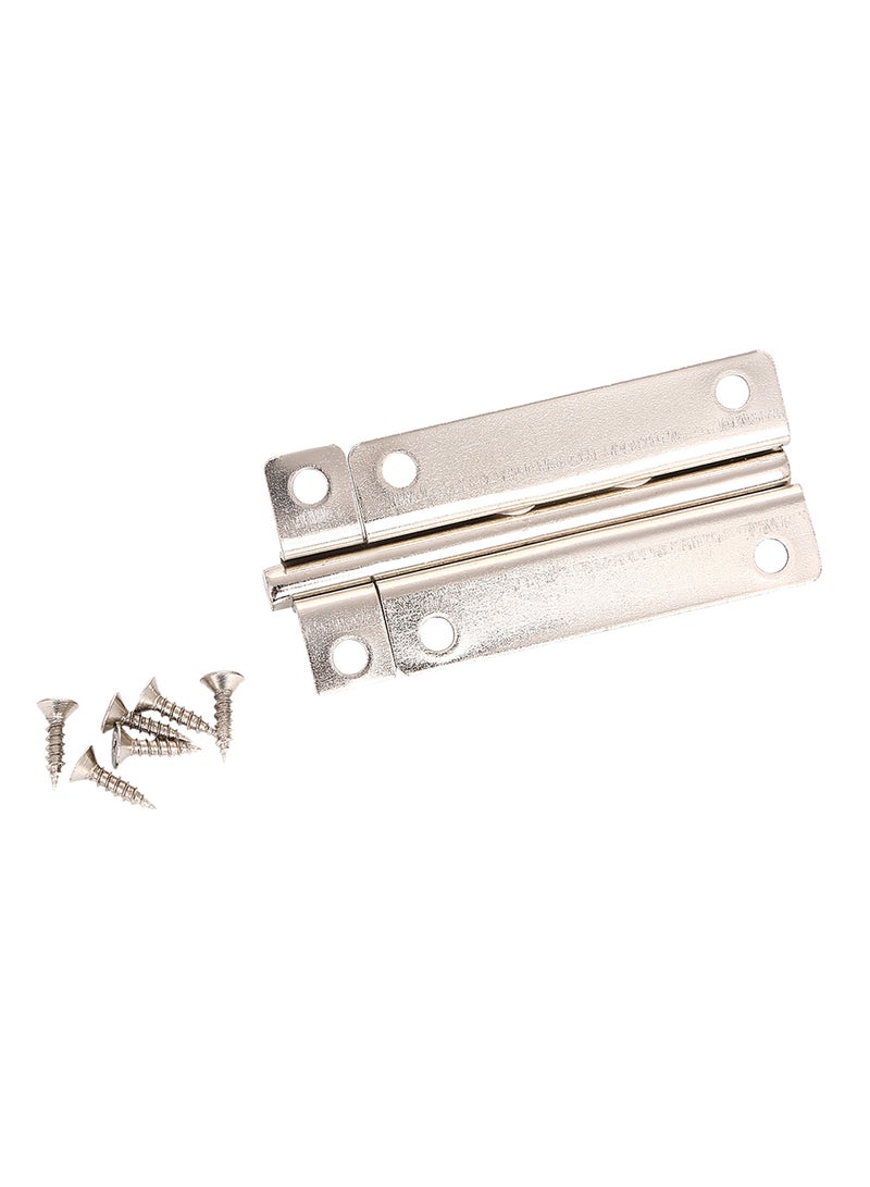 LAWAZIM Nickel Plated Latch Lock Silver 4inch  - Image 3