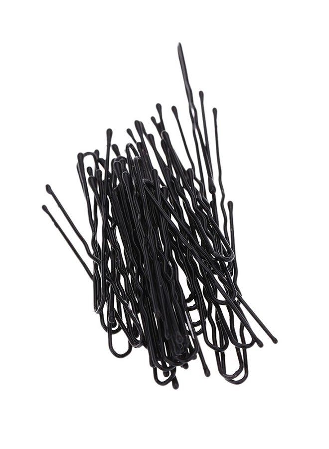 Generic 50-Piece Hair Styling Bobby Pin Set Black 4.5cm  - Image 2