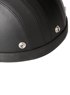 Generic Vintage Style Open Face Leather Helmet With UV Goggles  - Image 2