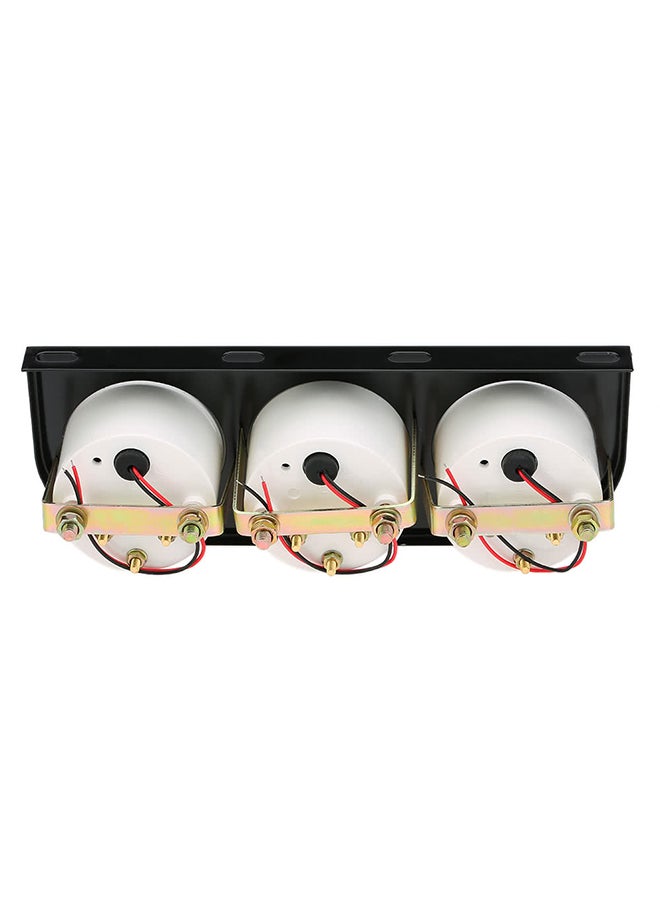 Generic Electronic Triple Gauge Motorcycle Voltmeter Kit  - Image 3